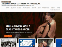Tablet Screenshot of learn-to-tango.com